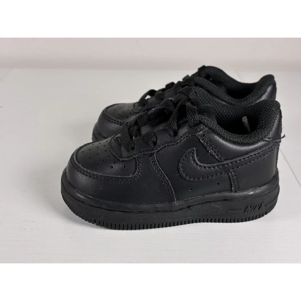 Toddler Nike Air Force 1 size 4C black Baby  Shoes